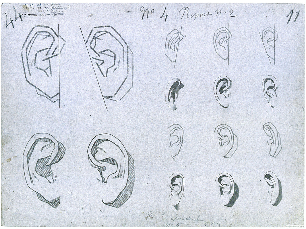 Bargue Plates. Part I. Parts of the Head (Fragments de Têtes) – Bargue ...
