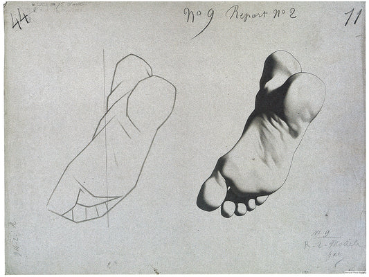 Bargue Plate 1, 9. The Sole of the Foot (Plante de Pied)