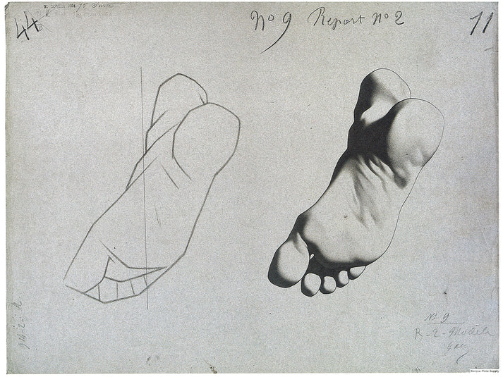 Bargue Plate 1, 9. The Sole of the Foot (Plante de Pied) – Bargue Plate ...