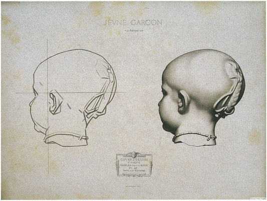 Bargue Plate 1, 46. Young Boy (Jeune Garçon)