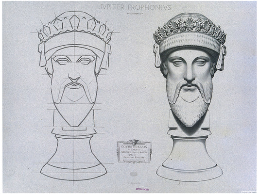 Bargue Plate 1, 51. Jupiter Trophonius