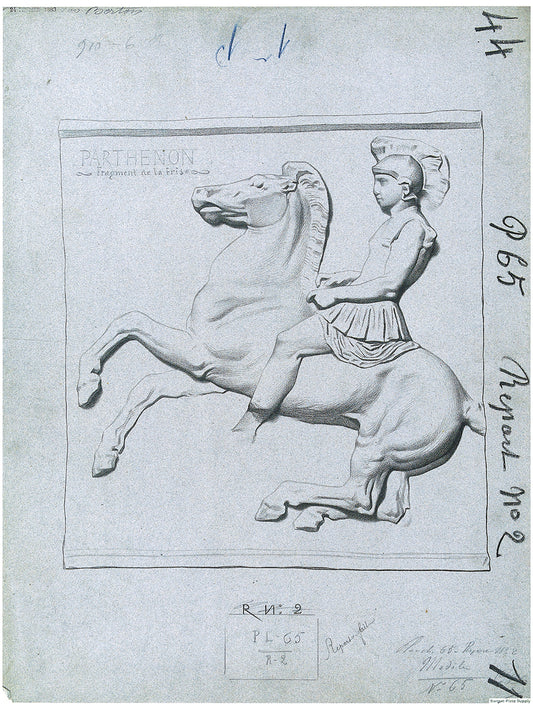 Bargue Plate 1, 65. Knight (Cavalier)